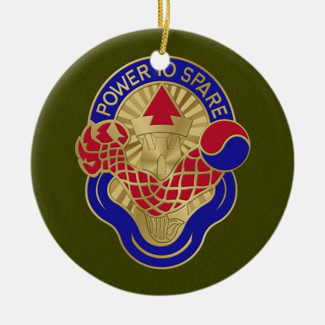 59th Ordnance Brigade Ceramic Ornament (Framsidan)