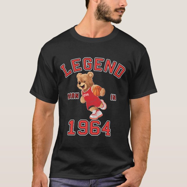 59Th S 1964 Legend Basketkompis T Shirt (Framsida)