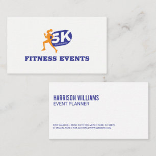 5 000 Marathon Running Fitness-händelser Visitkort