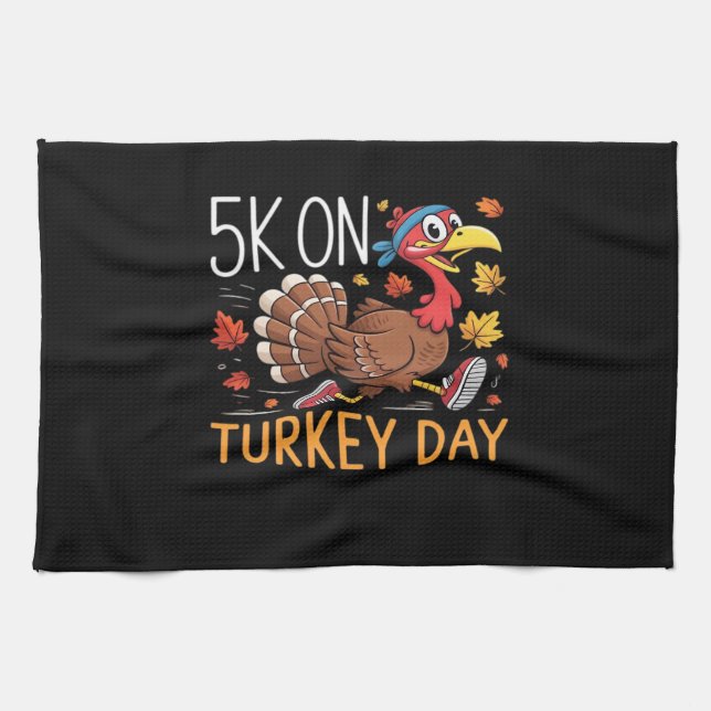 5 000 på Turkiets dagars Thanksgiving i klassiskt  Kökshandduk (Horisontell)