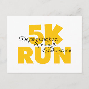 5 000 Springa Gult Vykort