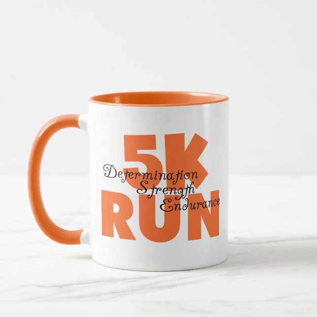 5 000 Springa Orange Mugg (Vänster)