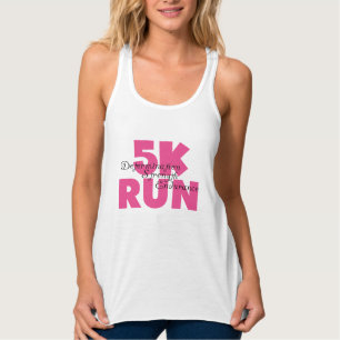 5 000 Springa Rosa Linne Med Racerback