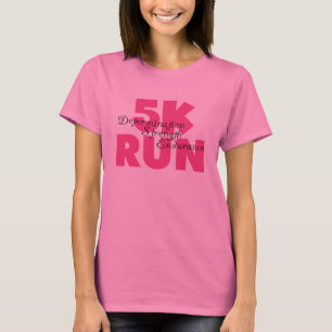 5 000 Springa Rosa T-shirt
