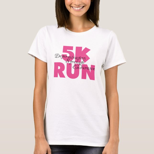 5 000 Springa Rosa Tee (Framsida)