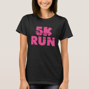 5 000 Springa Rosa Tee Shirt