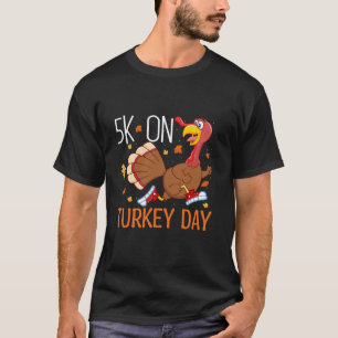 5 000 turkiska dagen Tävling Thanksgiving för Turk T Shirt
