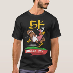 5 000 turkiska dagen Tävling Thanksgiving för Turk T Shirt