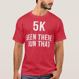 5 000 var där Springa som T Shirt
