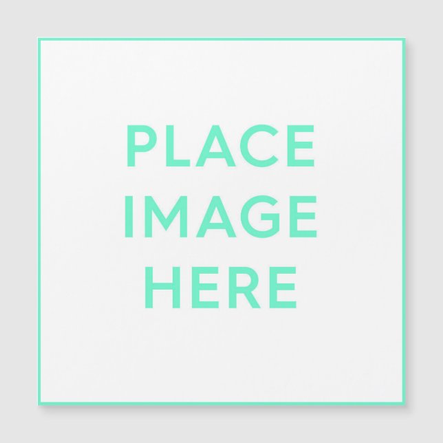 5,25-tums (fyrkant) x 5,25-tums Magnetkort (Framsida)