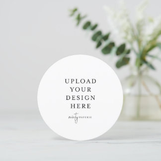 5,25-tums runda eller fyrkantiga kort