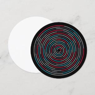 5.25 x 5.25 Inbjudan Circle - #Hypnotize