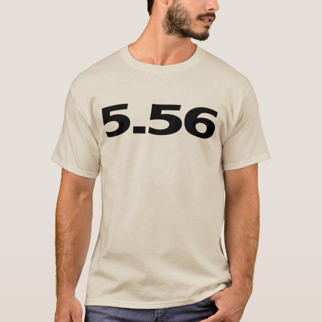 5,56 Vapen AR15 T Shirt (Framsida)