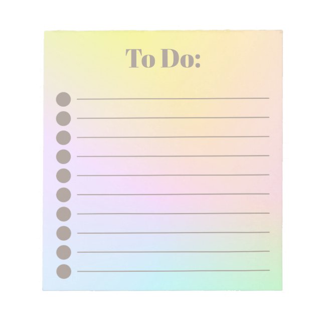 5,5-tums x 6-tums Anteckningsblock - 40 sidor (Framsida)