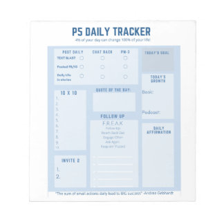 5,5-tums x 6-tums Anteckningsblock - 40 sidor