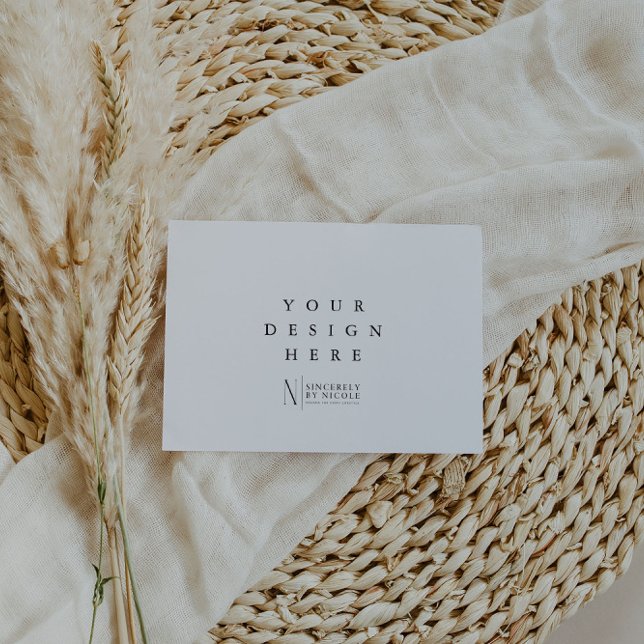 5,5 x 4,25-tums kortutskrift tack kort (Skapare uppladdad)