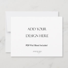 5,5 x 4,25-tums utskrift av liggande kort