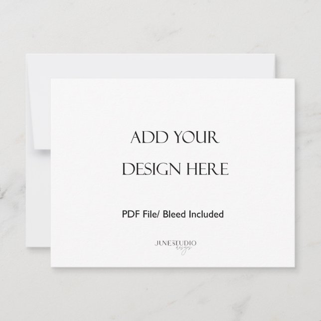 5,5 x 4,25-tums utskrift av liggande kort (Framsida)