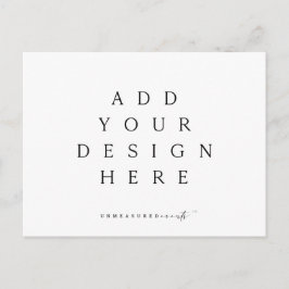 5,5 x 4,25-tums Vågrät-utskrift för vykort