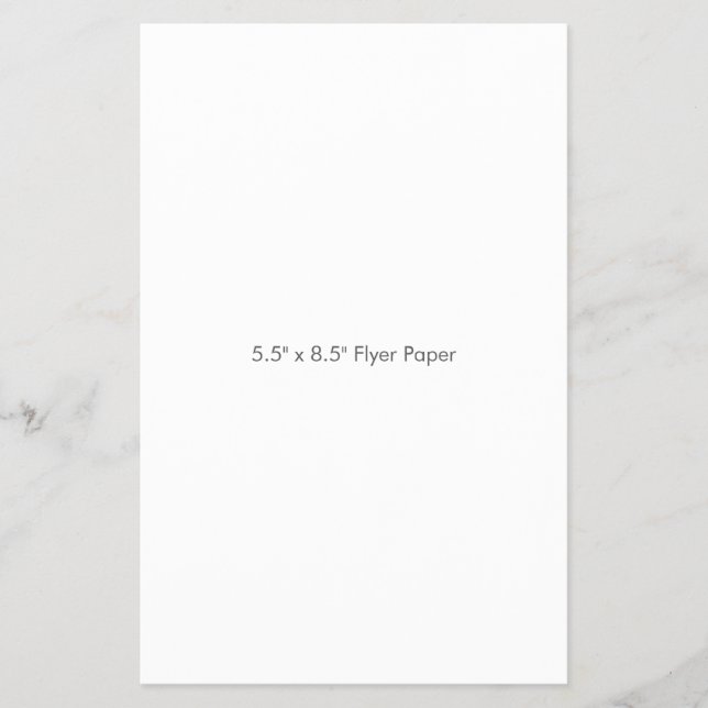 5,5" x 8,5" flygbladspapper flygblad (Framsidan)