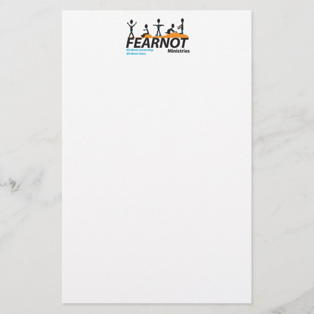 5,5" x 8,5" skräddarsy brevpapper (Framsida)