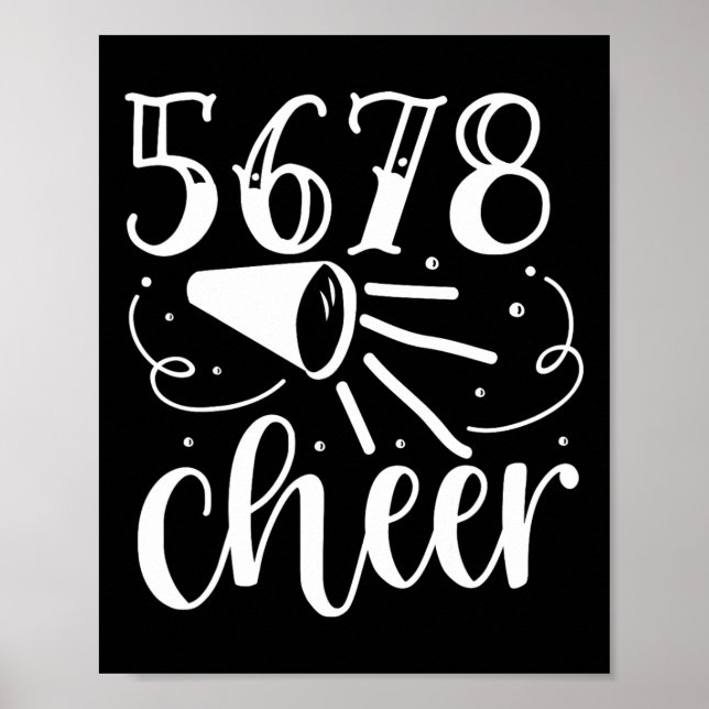 5 6 7 8 Cheer Cheerleader  Poster (Framsidan)