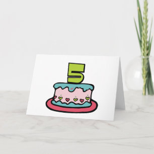 5 Ålderskaka Kort