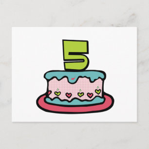 5 Ålderskaka Vykort