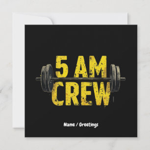 5 AM-gruppen – Gymnasiast & Gymmördare Roligt Arbe Inbjudningar
