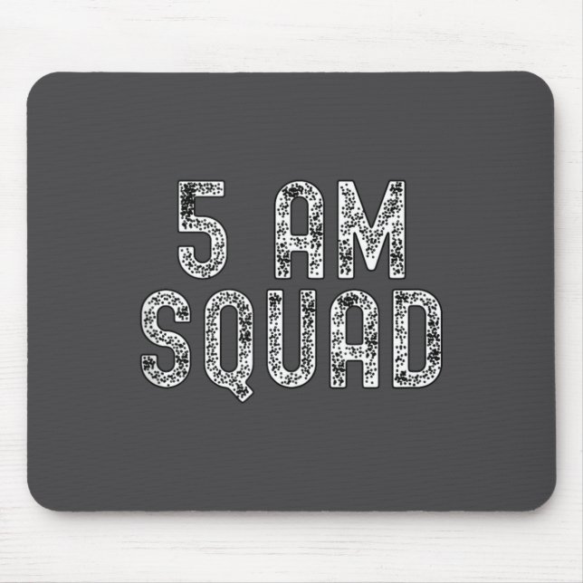 5 Am Squad _ Funny Gym Workout Quote Apparel Tank  Musmatta (Framsidan)