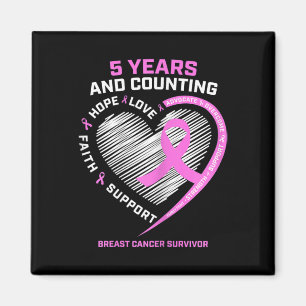 5 år Bröstcancer överlevande 5 år utan cancer Magnet