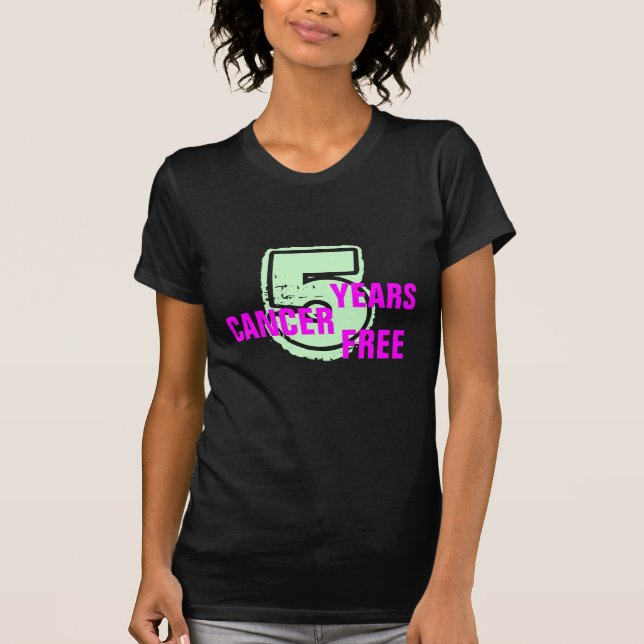 5 år cancer frigör skjortan t-shirt (Framsida)