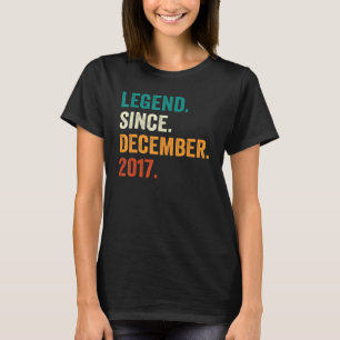 5 år gammal 5:e födelsedagslegend sedan december t shirt