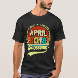 5 år gammal Fantastisk sedan april 2018 5:e födels T Shirt
