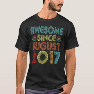 5 år gammal Fantastisk sedan augusti 2017 femte fö T Shirt