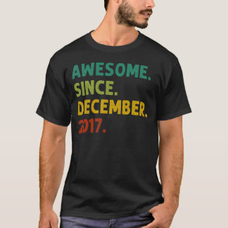 5 år gammal Fantastisk sedan december 2017 Femtond T Shirt