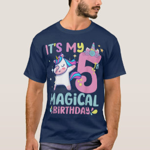 5 år gammal min 5:e magiska födelsedag, ensilage t shirt