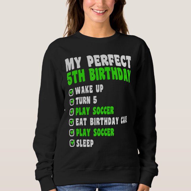 5 år gammal Min Perfekt 5:e födelsedag 5:e födelse T Shirt (Framsida)