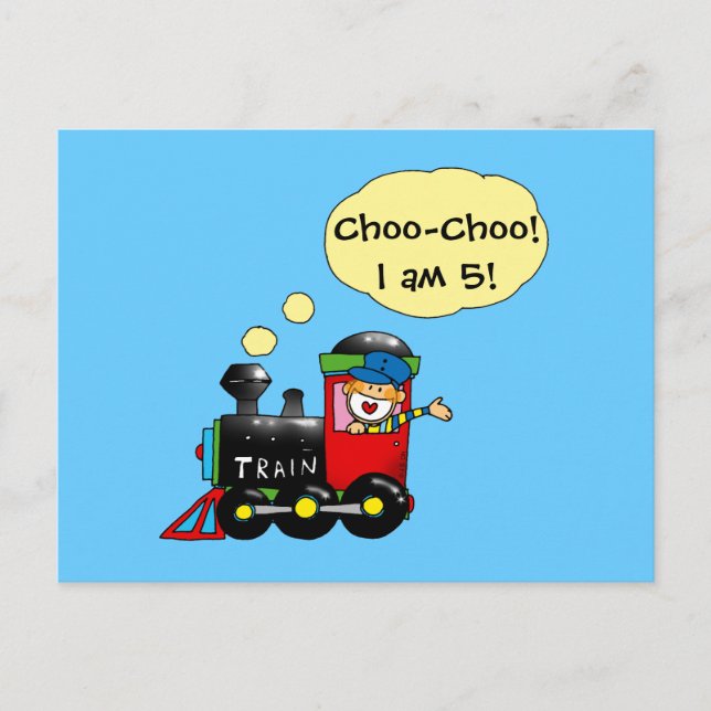 5 år gammal pojke vykort (Framsida)