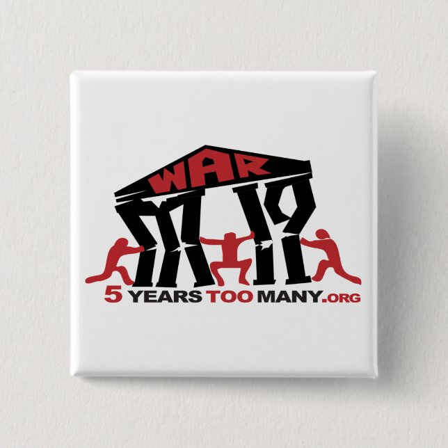 5 år knäppas för många (kvadrera), knapp (Framsida)