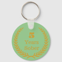 5 år Sober, Personalizable Sobriety Keepsak