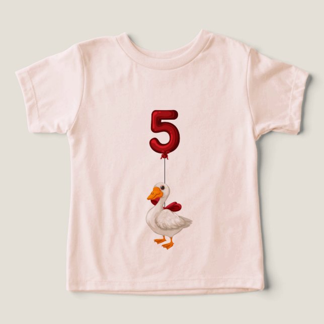5 år t shirt (Design Framsida)
