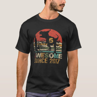 5-årig barnpojke Fantastisk sedan 2017 T Shirt