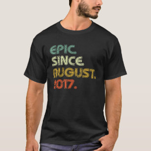 5 års ålder sedan september 2017 femte födelsedag t shirt