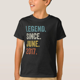 5 års ålderspension sedan juni 2017 5:e födelsedag t shirt