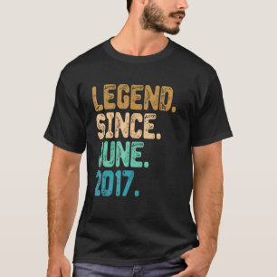 5 års ålderspension sedan juni 2017 femte födelsed t shirt