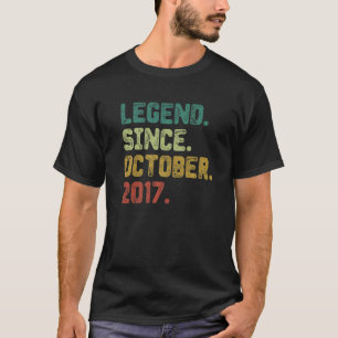 5 års ålderspension sedan oktober 2017 5:e födelse t shirt