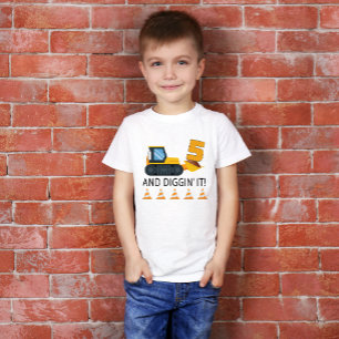 5-års Construktion T-shirt – Gul Dumper 