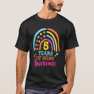 5 års Fantastisk 5: e födelsedagstidningen Ra T Shirt