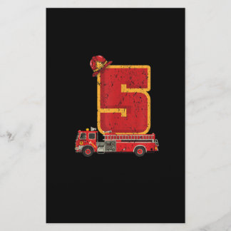 5 års gamla födelsedagsgåvor Brandstridare Brevpapper